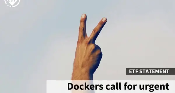 “No silence in the ports”: l’Etf per Gaza