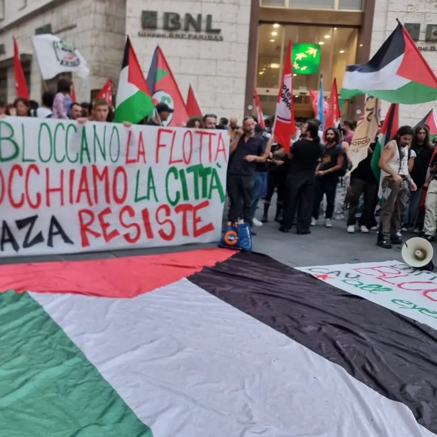 Solidarietà, Cgil in piazza dopo l’attacco alla Global Sumud Flotilla