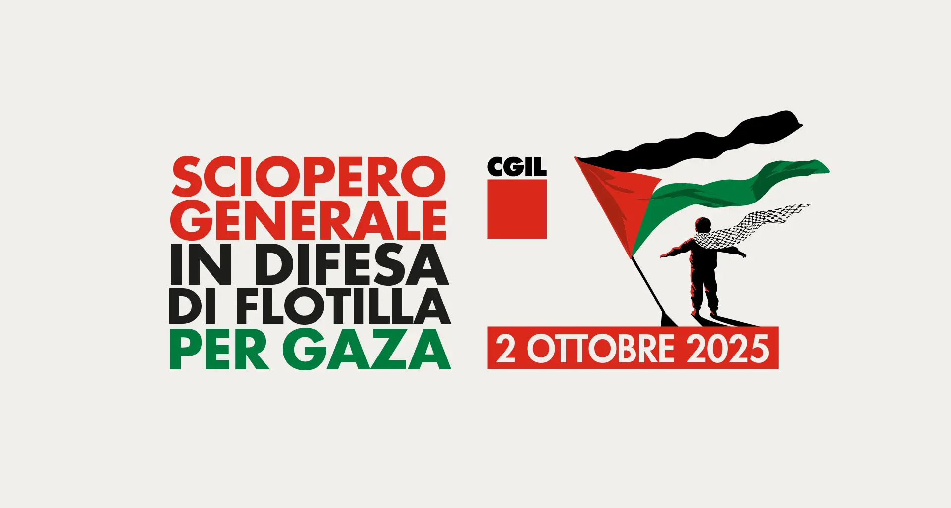 La Cgil proclama lo sciopero generale il 3 ottobre: “In difesa di Flotilla e per Gaza”