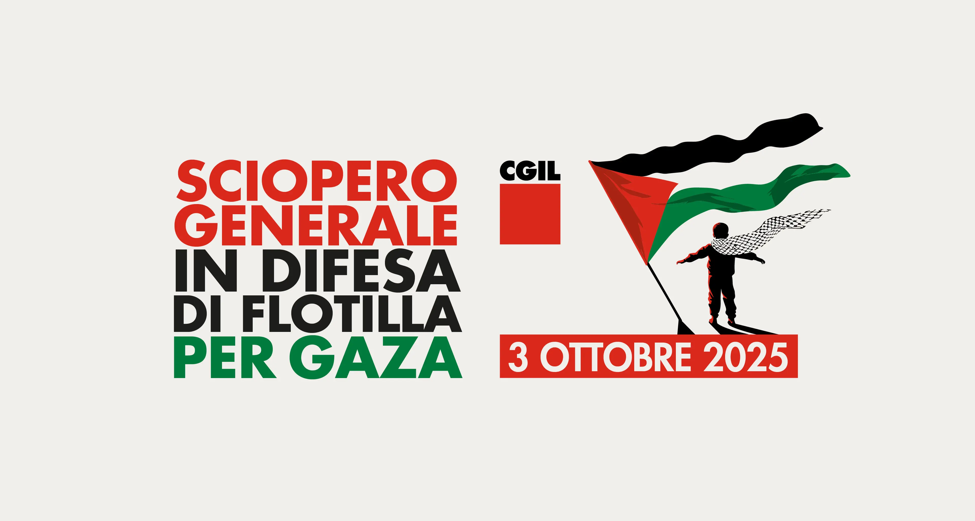 Cgil: “Sciopero generale il 3 ottobre, in difesa di Flotilla e per Gaza”