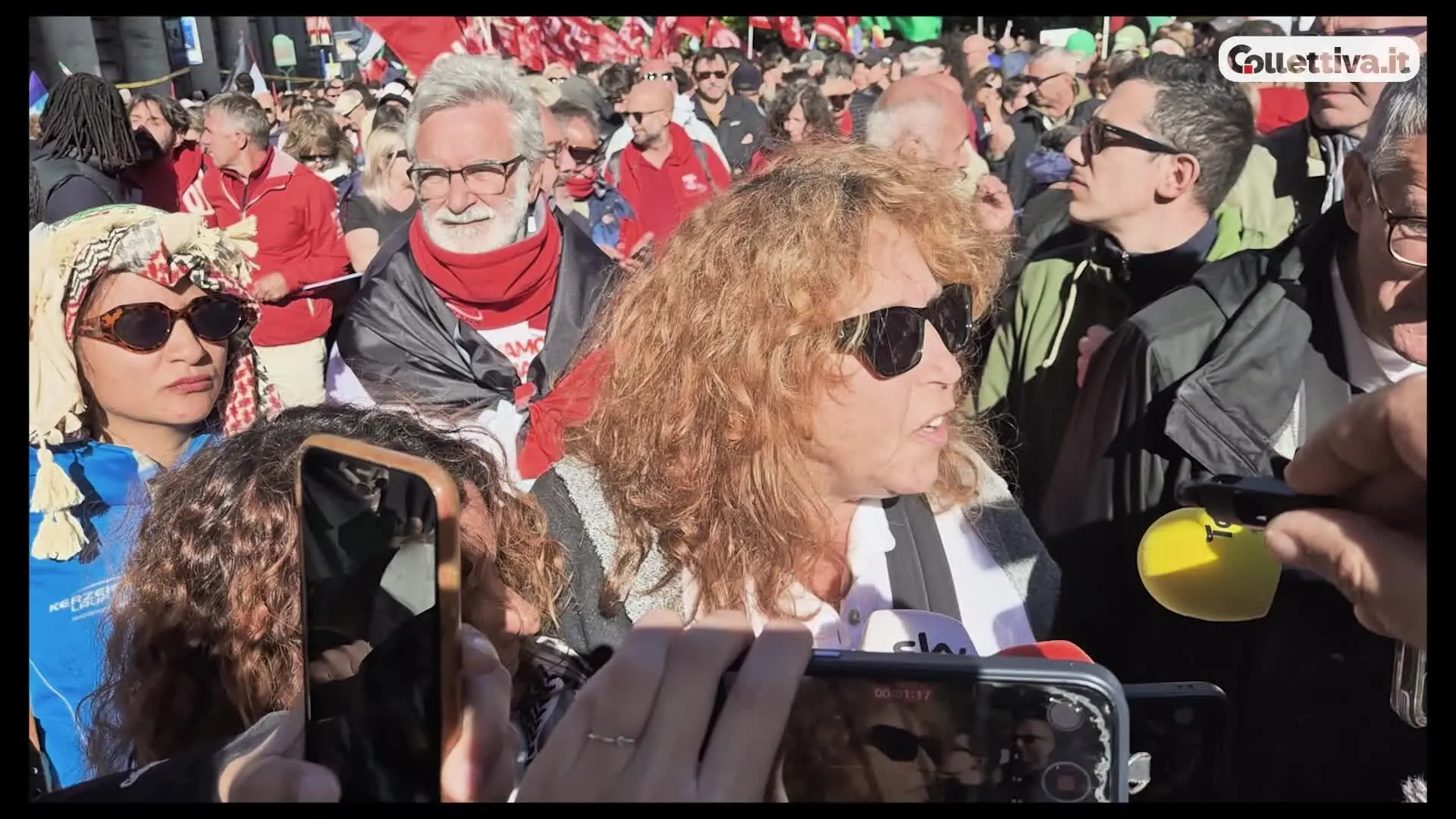 3 ottobre, Delia in piazza a Roma