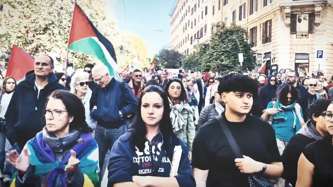 Roma manifestazione Gaza