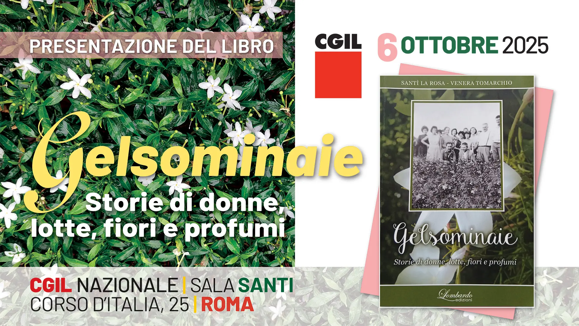 Gelsominaie, la presentazione del libro