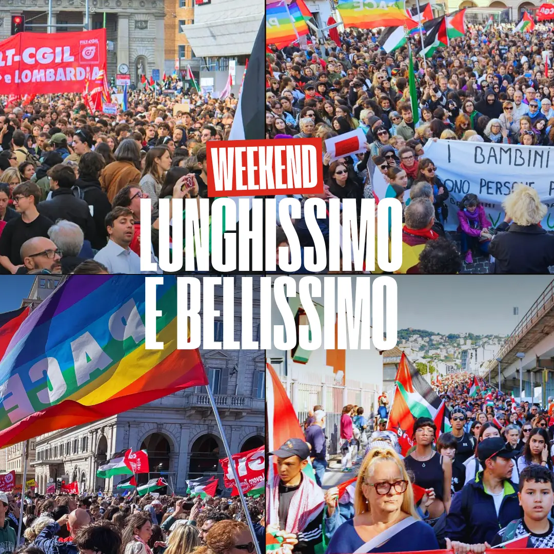 Un weekend lunghissimo e bellissimo