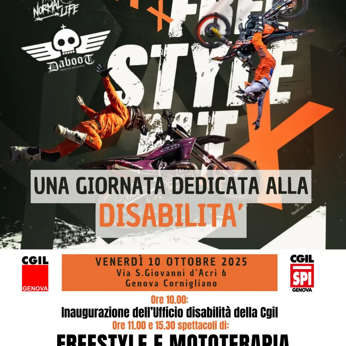 Una giornata dedicata all’inclusività. Venerdì 10 ottobre in Cgil Genova