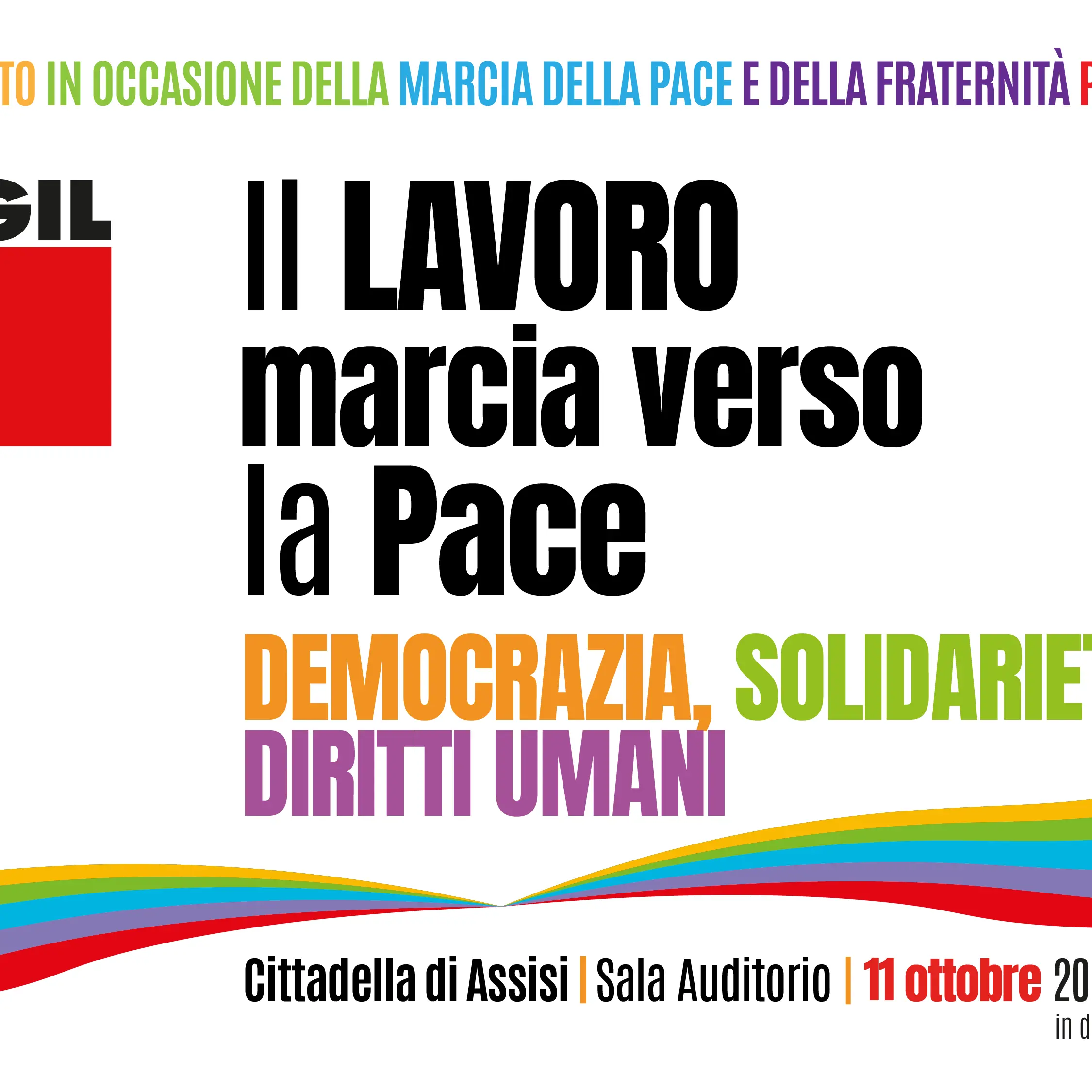 Il lavoro marcia verso la pace