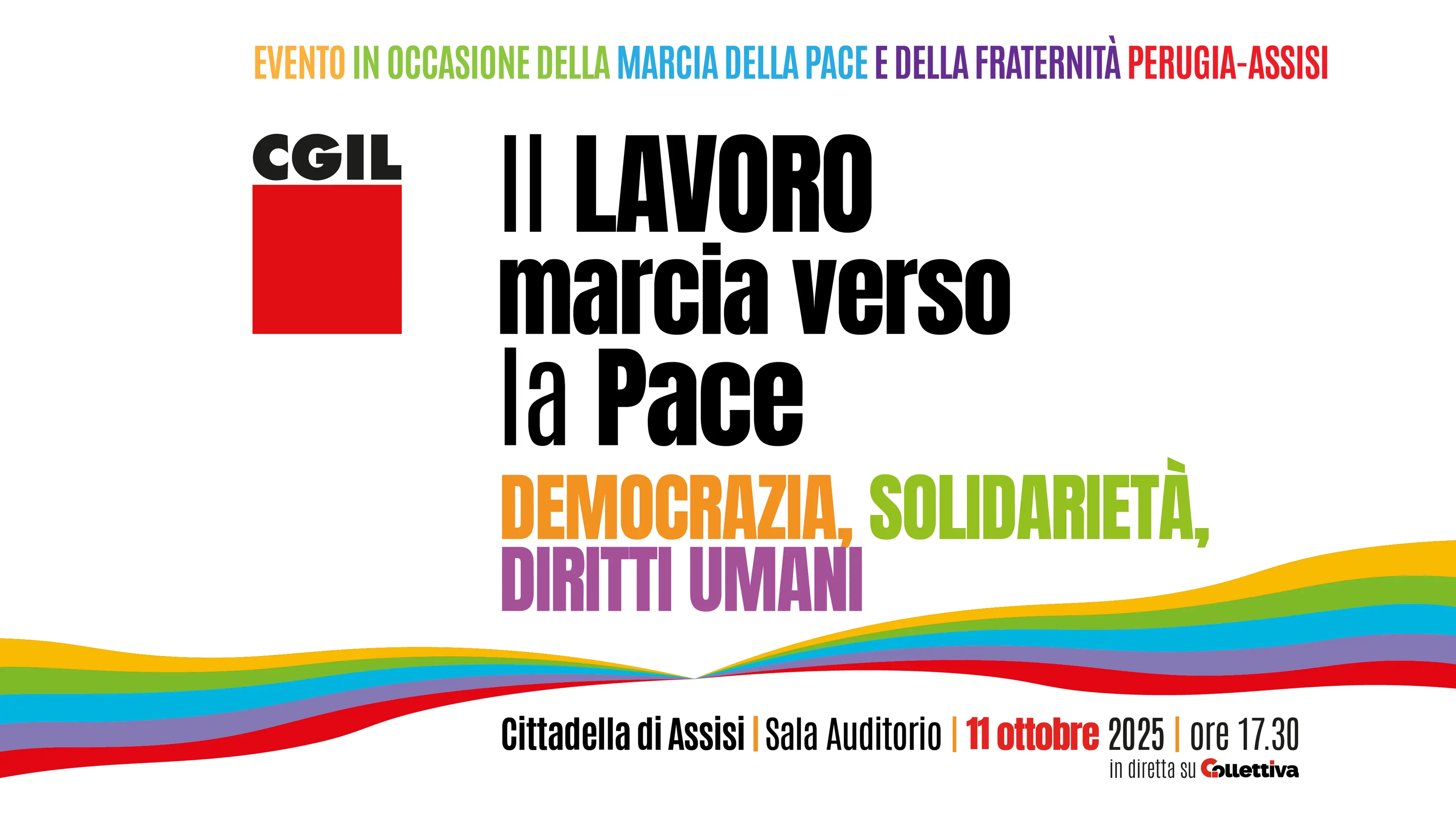 Il lavoro marcia verso la pace