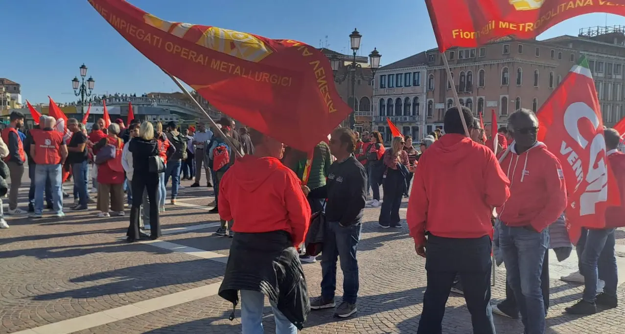 I diritti non si appaltano. A Venezia Cgil Veneto in presidio