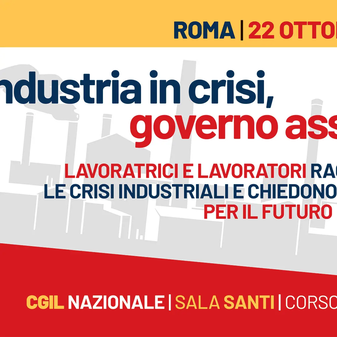 Industria in crisi, governo assente