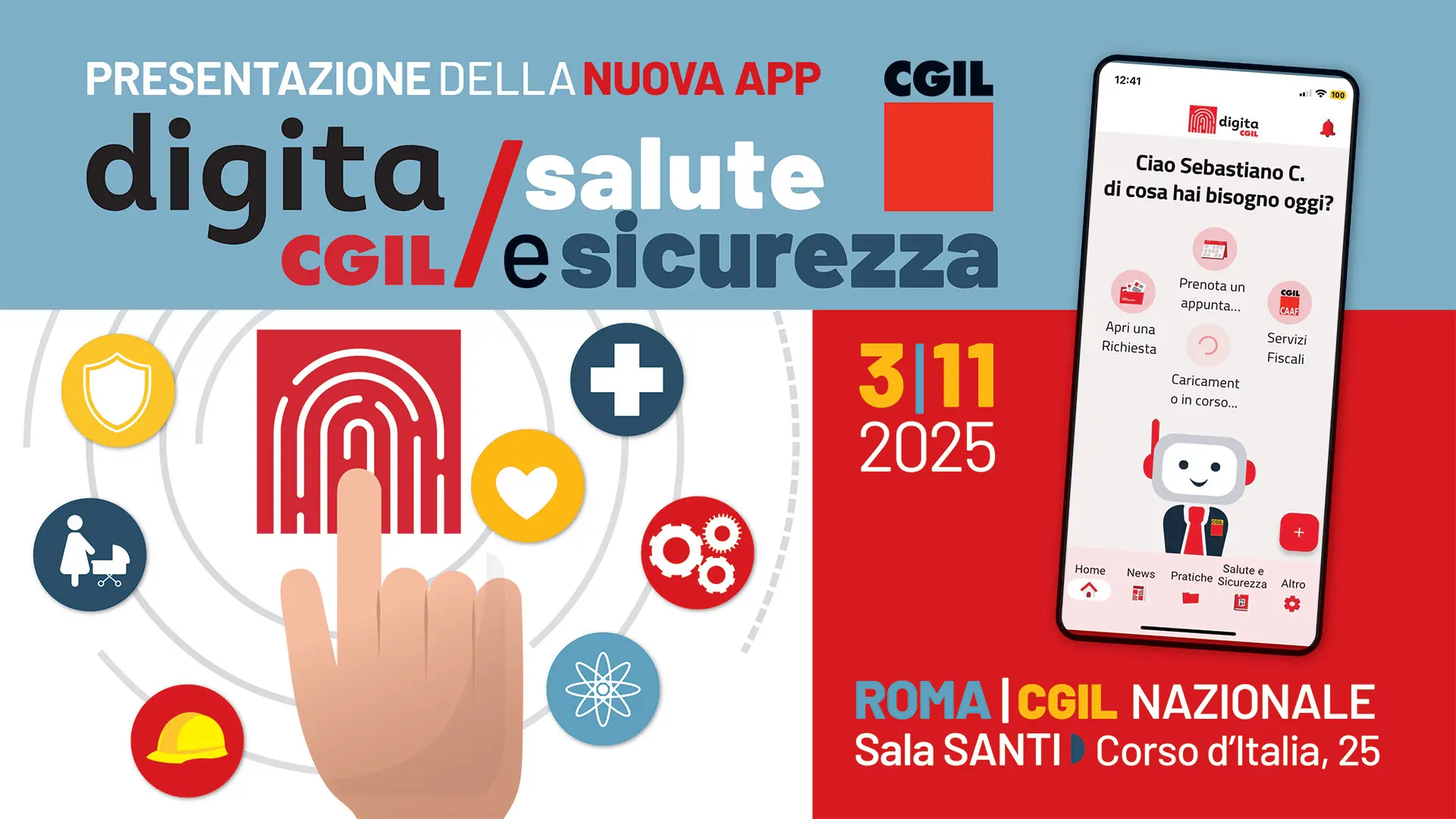La Cgil presenta la nuova app per la sicurezza sul lavoro