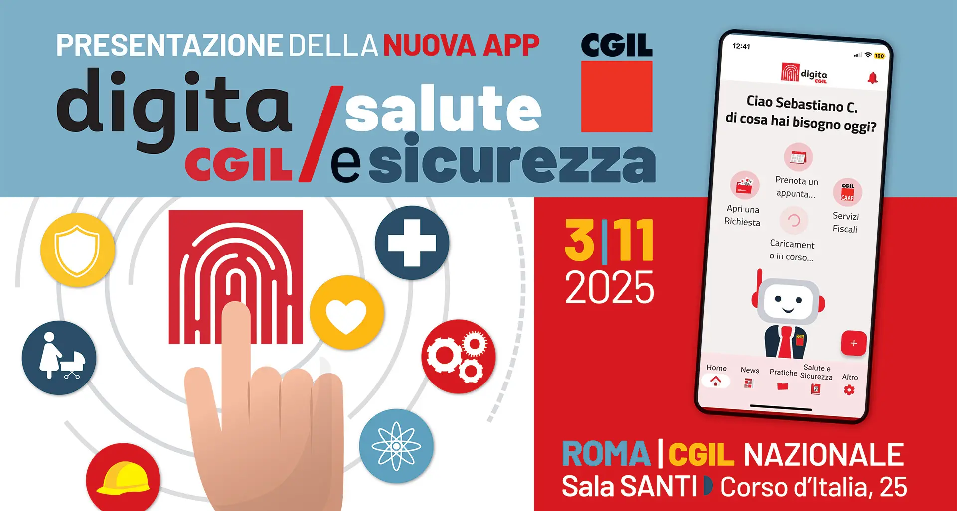 La Cgil presenta la nuova app per la sicurezza sul lavoro