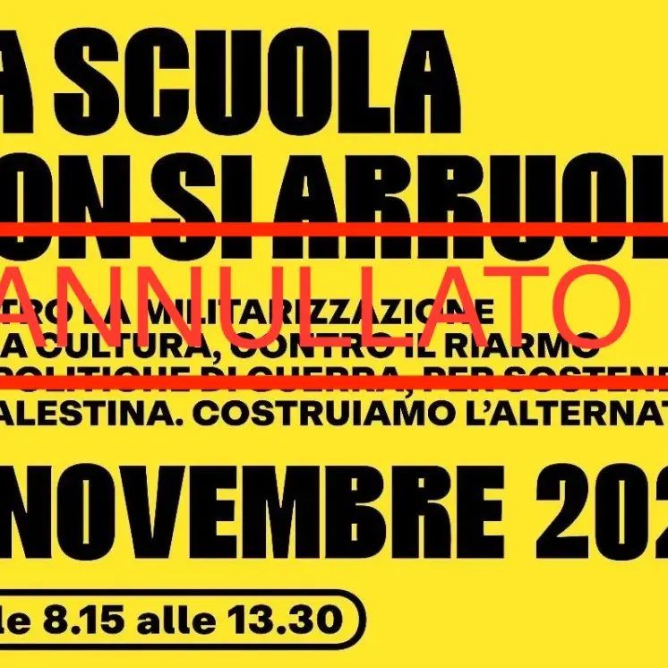 Il Ministero annulla il corso “La scuola non si arruola”. Sindacati: “È censura”