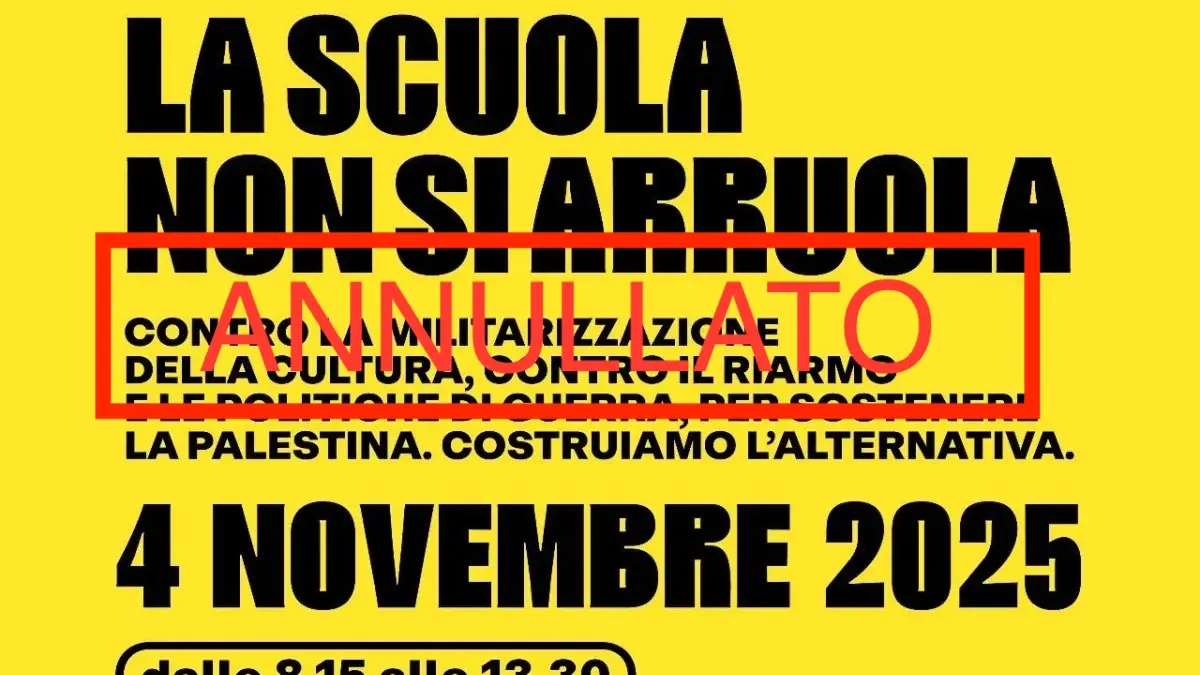 Il Ministero annulla il corso “La scuola non si arruola”. Sindacati: “È censura”