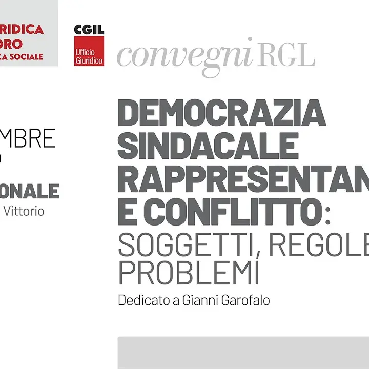 Democrazia sindacale, rappresentanza e conflitto
