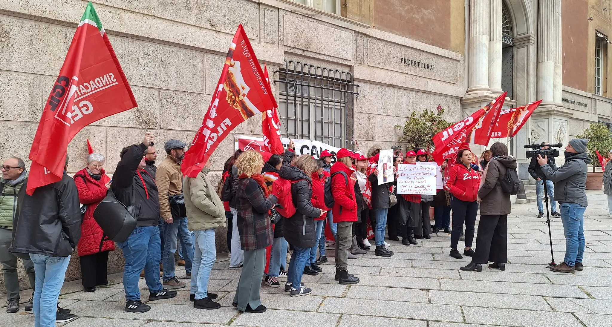 A Genova presidio delle lavoratrici licenziate perché hanno scioperato