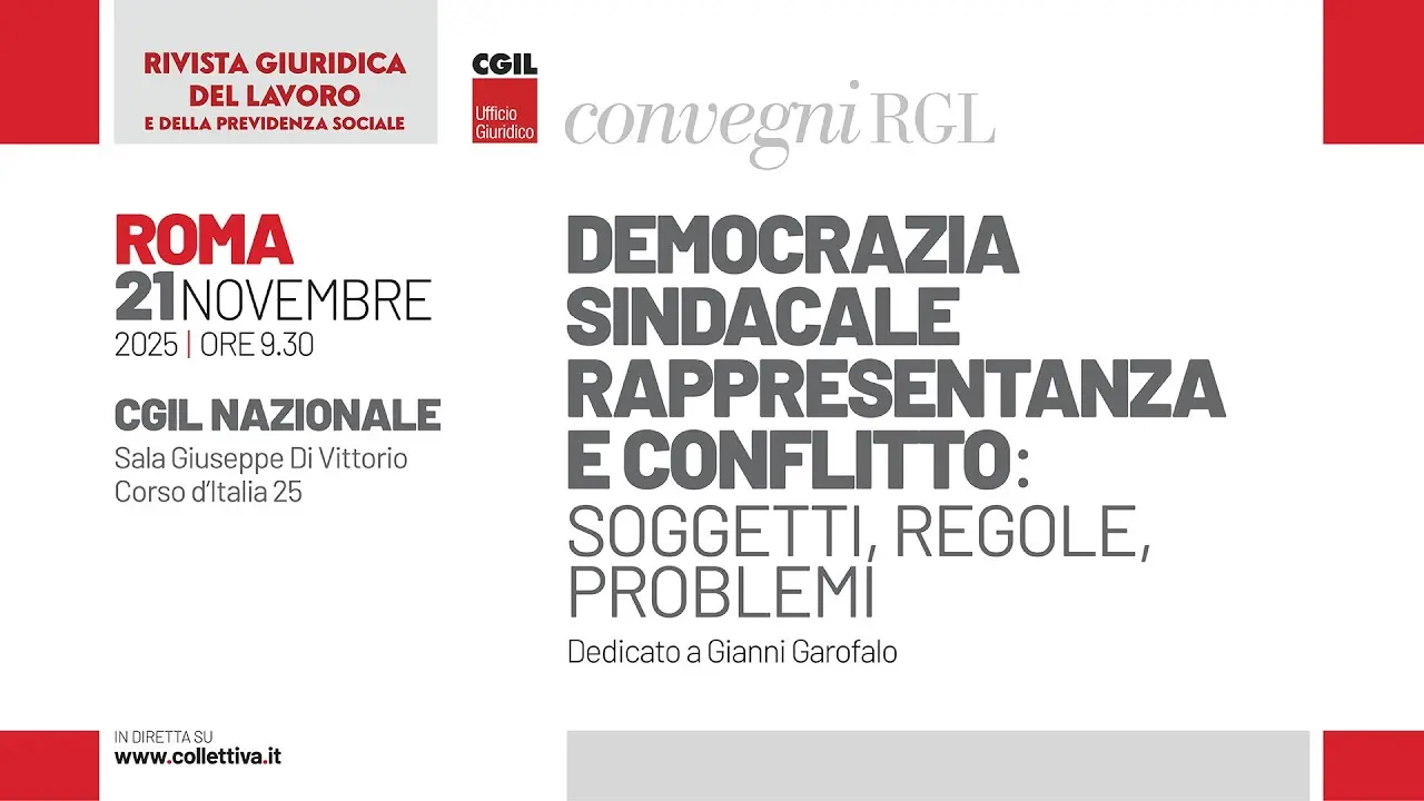 Democrazia sindacale, rappresentanza e conflitto