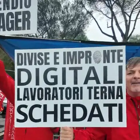 Roma, lavoratori Terna in presidio: “Politiche coercitive insostenibili”