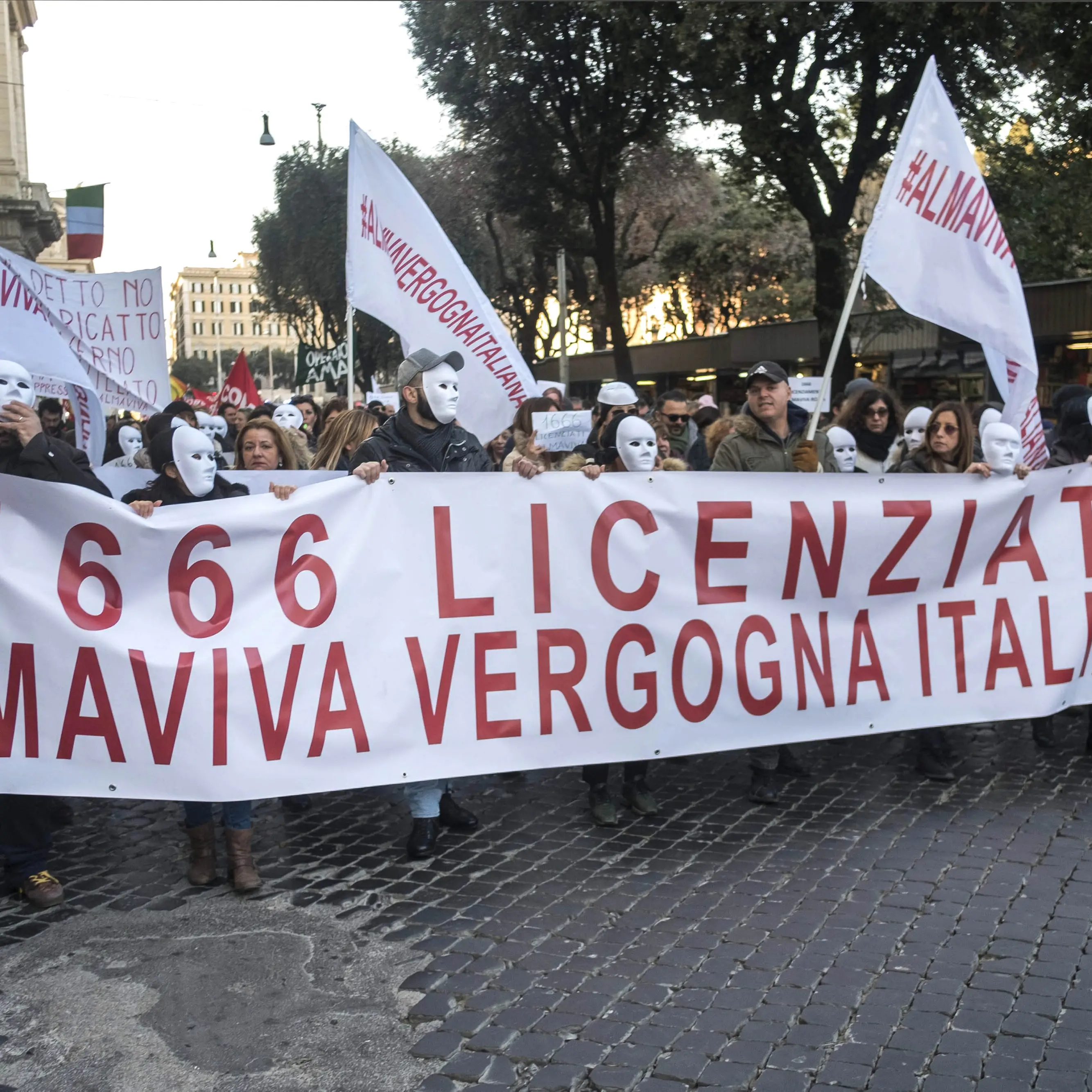 Almaviva Contact, sit-in il 18 dicembre