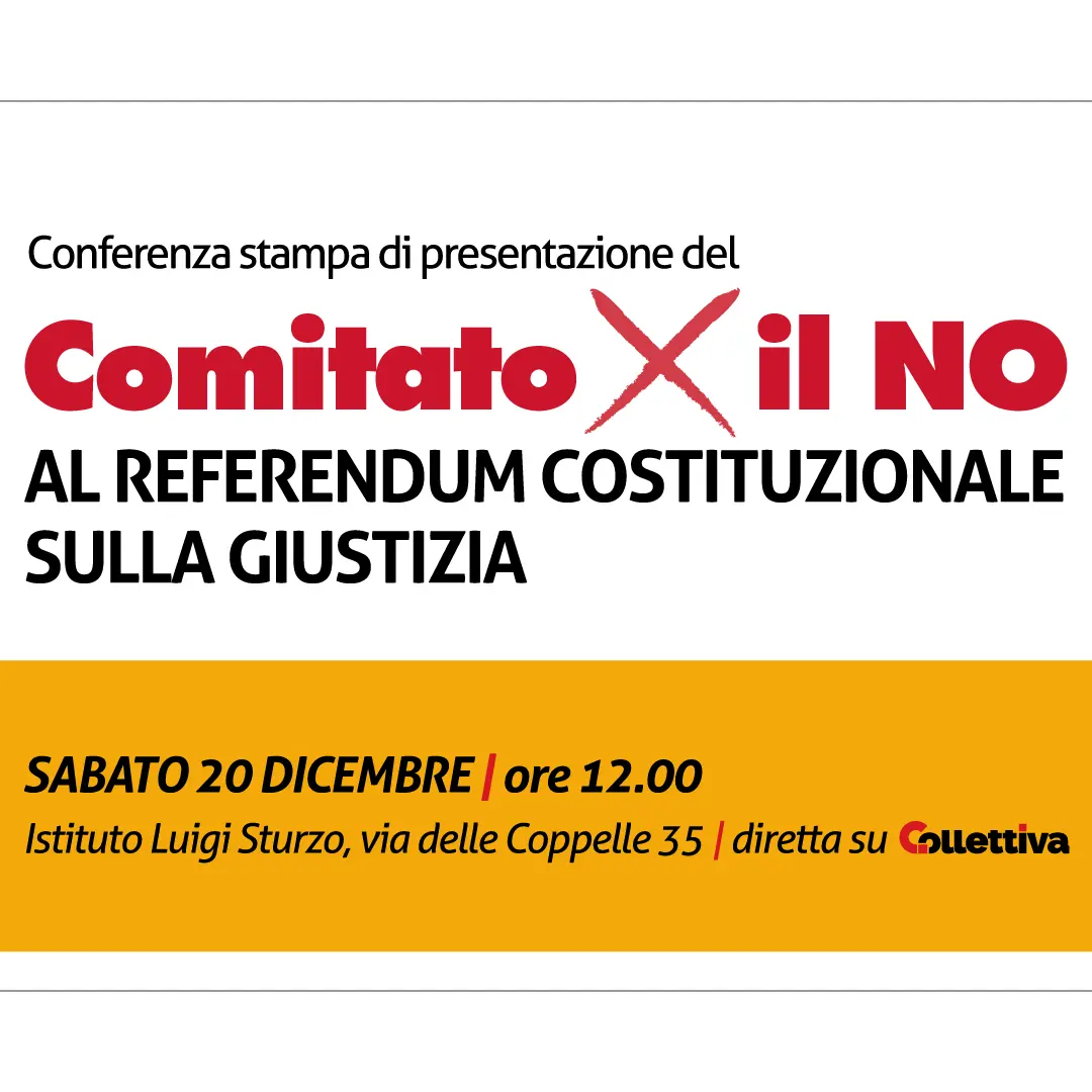 Nasce il Comitato per il NO al referendum sulla giustizia