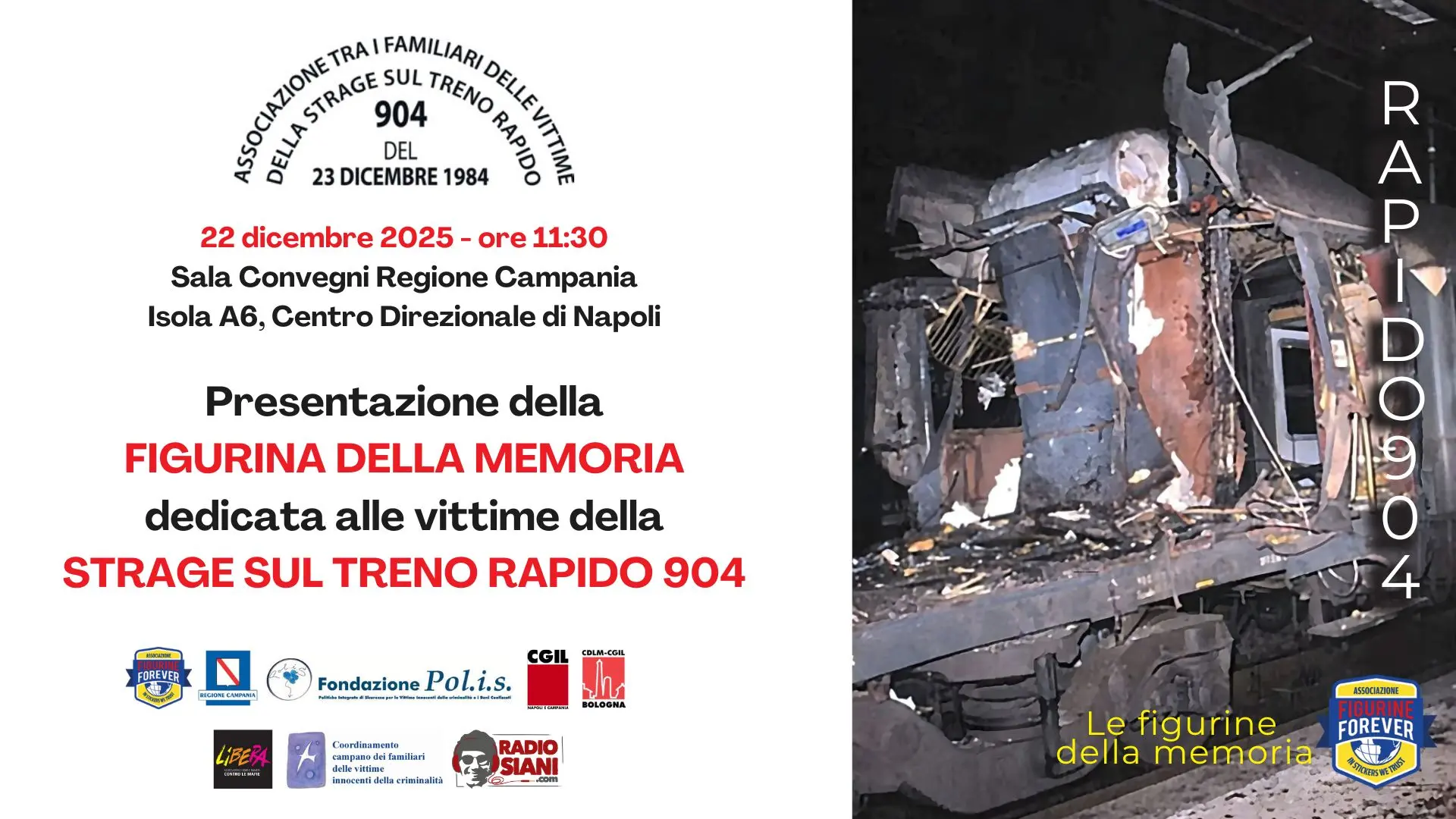 Rapido 904, una figurina solidale per il 41esimo anniversario della strage