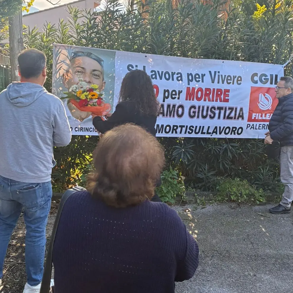 Mario Cirincione morto sul lavoro: una stele in suo ricordo