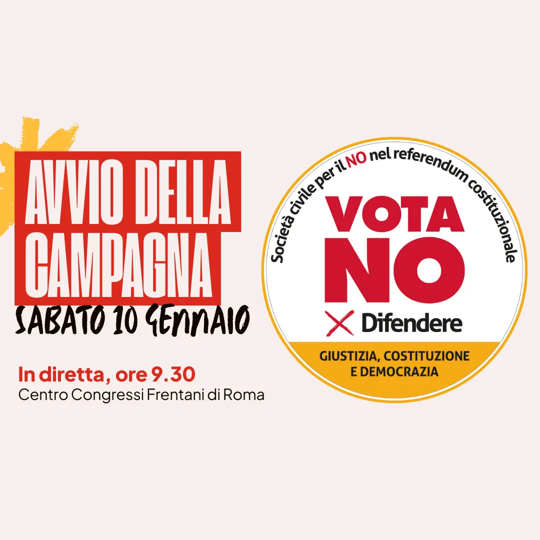 Referendum sulla Giustizia, al via la campagna per il No