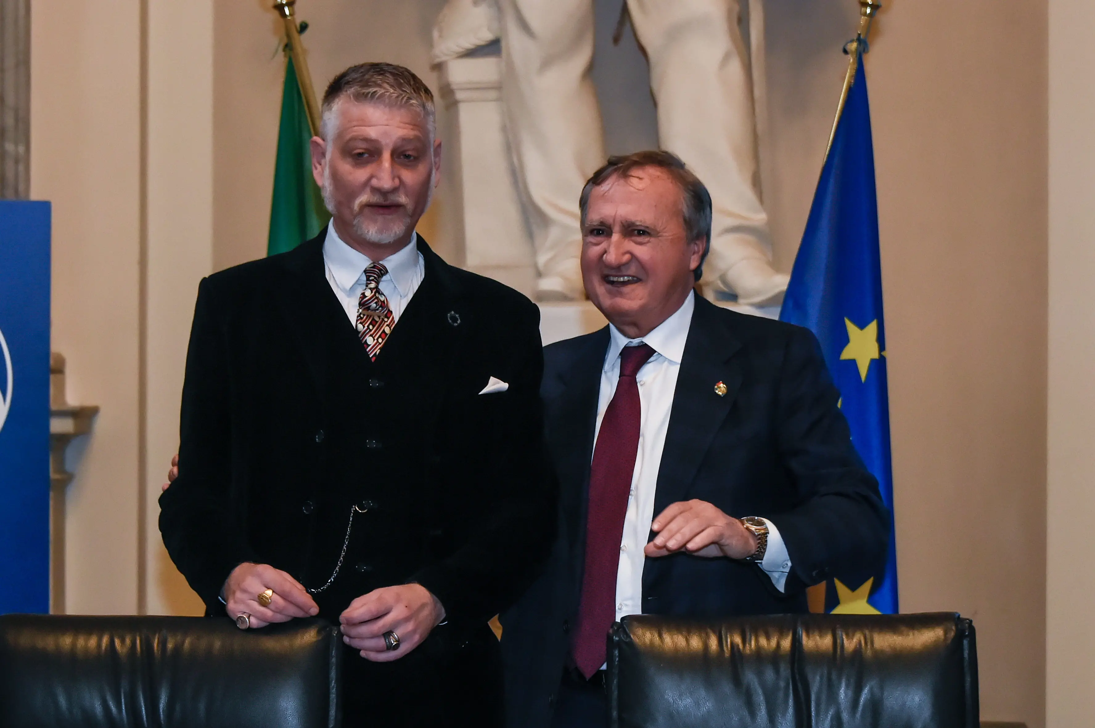 ALESSANDRO GIULI MINISTRO CULTURA, LUIGI BRUGNARO SINDACO VENEZIA