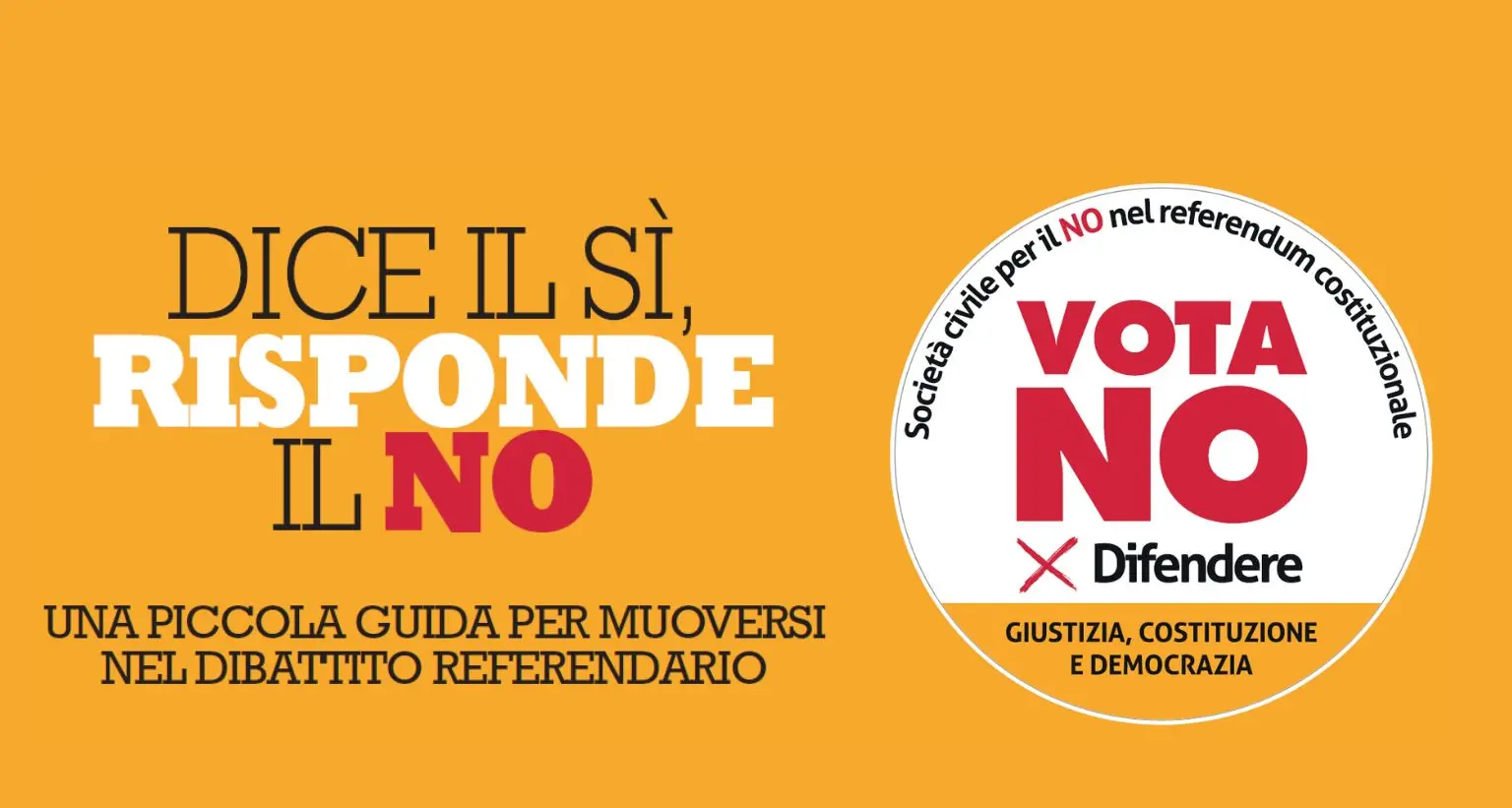 “Dice il Sì, risponde il No”. Una piccola guida per muoversi nel dibattito referendario