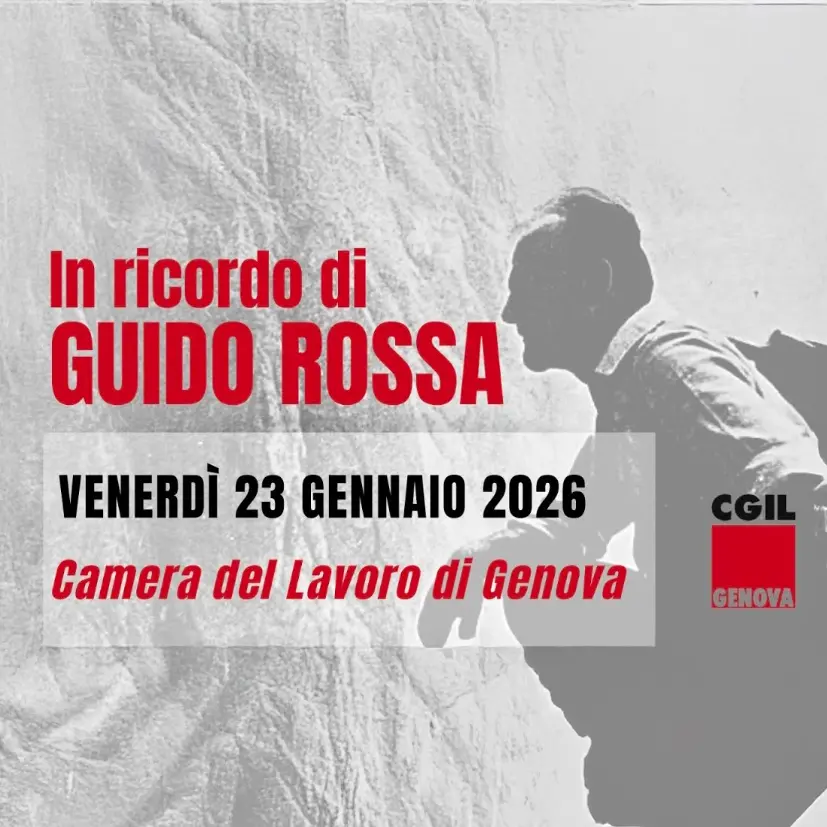 Cgil Genova, iniziativa per Guido Rossa con Landini – DIRETTA