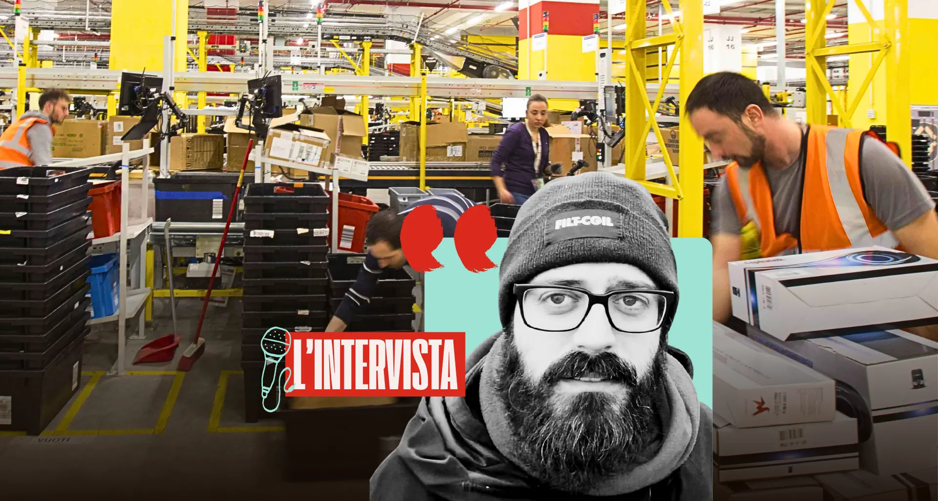 Dipendenti Amazon controllati al lavoro e nella vita privata