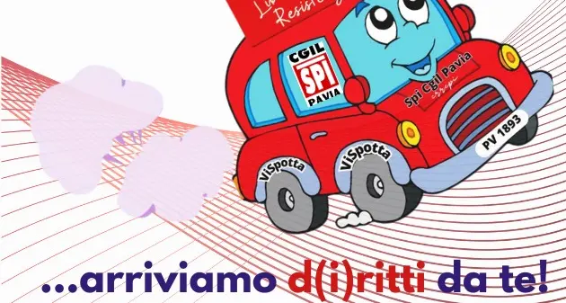 “Arriviamo d(i)ritti da te”: da febbraio a Pavia lo Spi porta i diritti a domicilio per i più fragili