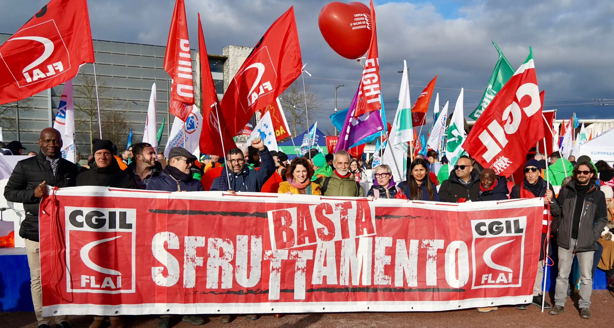 A Strasburgo per chiedere azioni contro lo sfruttamento