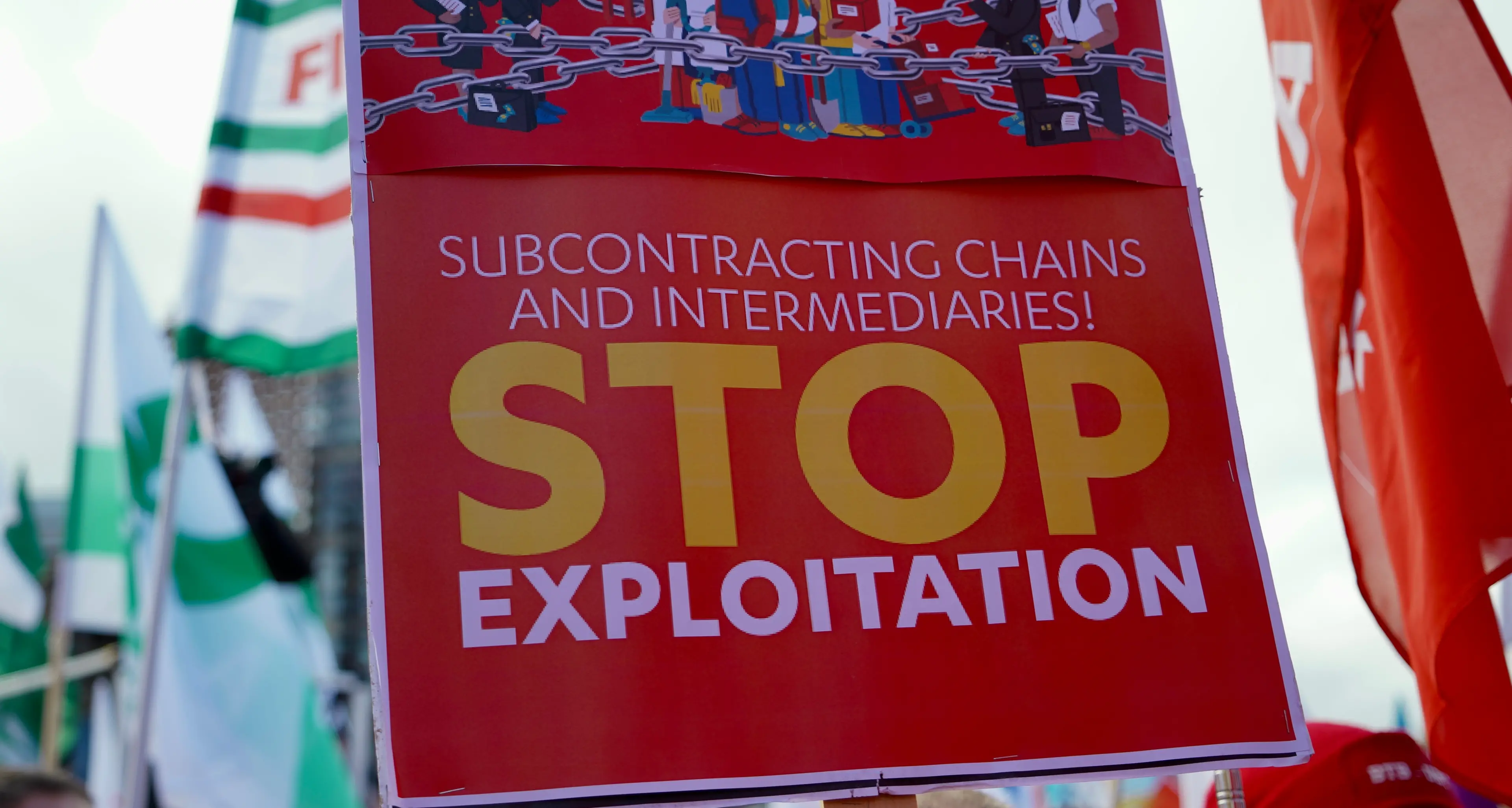 Una direttiva europea contro subappalti e sfruttamento