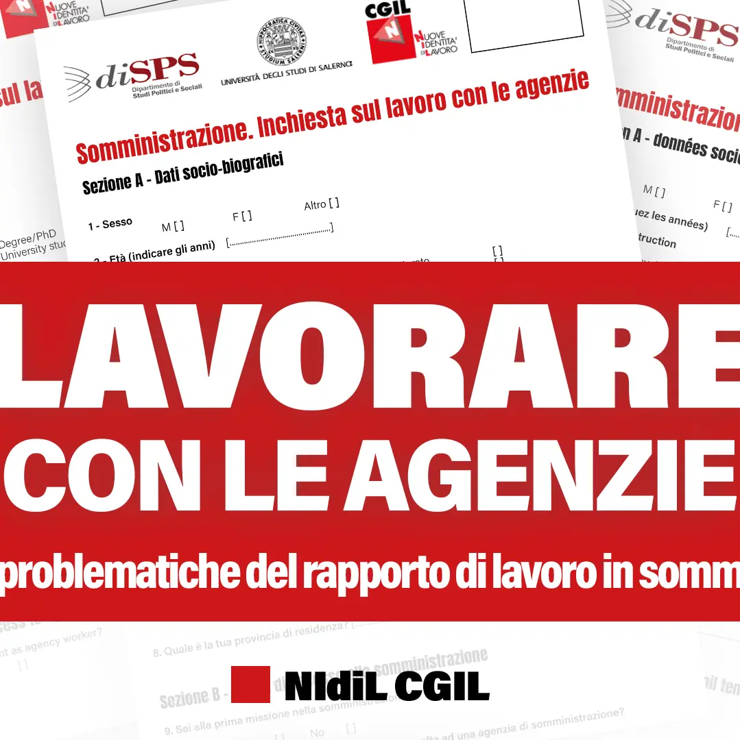Lavorare con le agenzie interinali