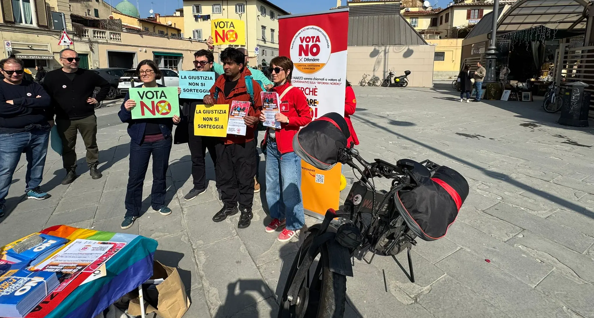 In sella alla giustizia, anche i rider dicono No al referendum
