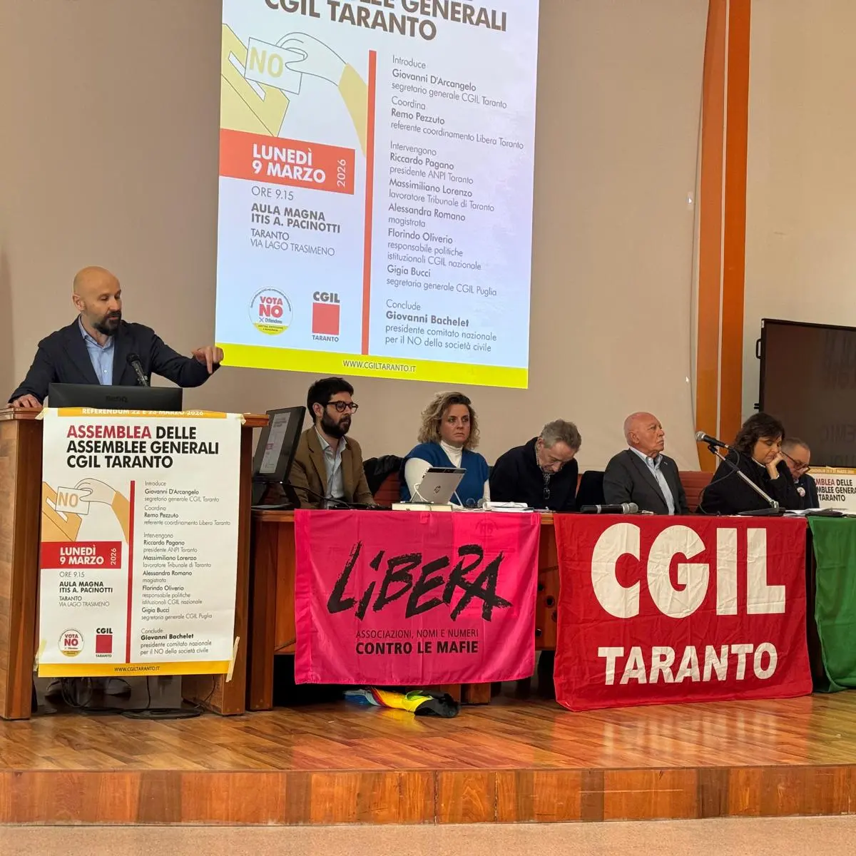 Per una giustizia libera che tuteli i diritti dei lavoratori