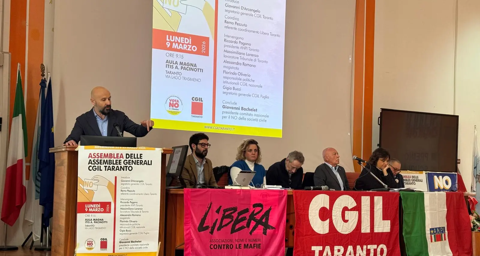 Per una giustizia libera che tuteli i diritti dei lavoratori