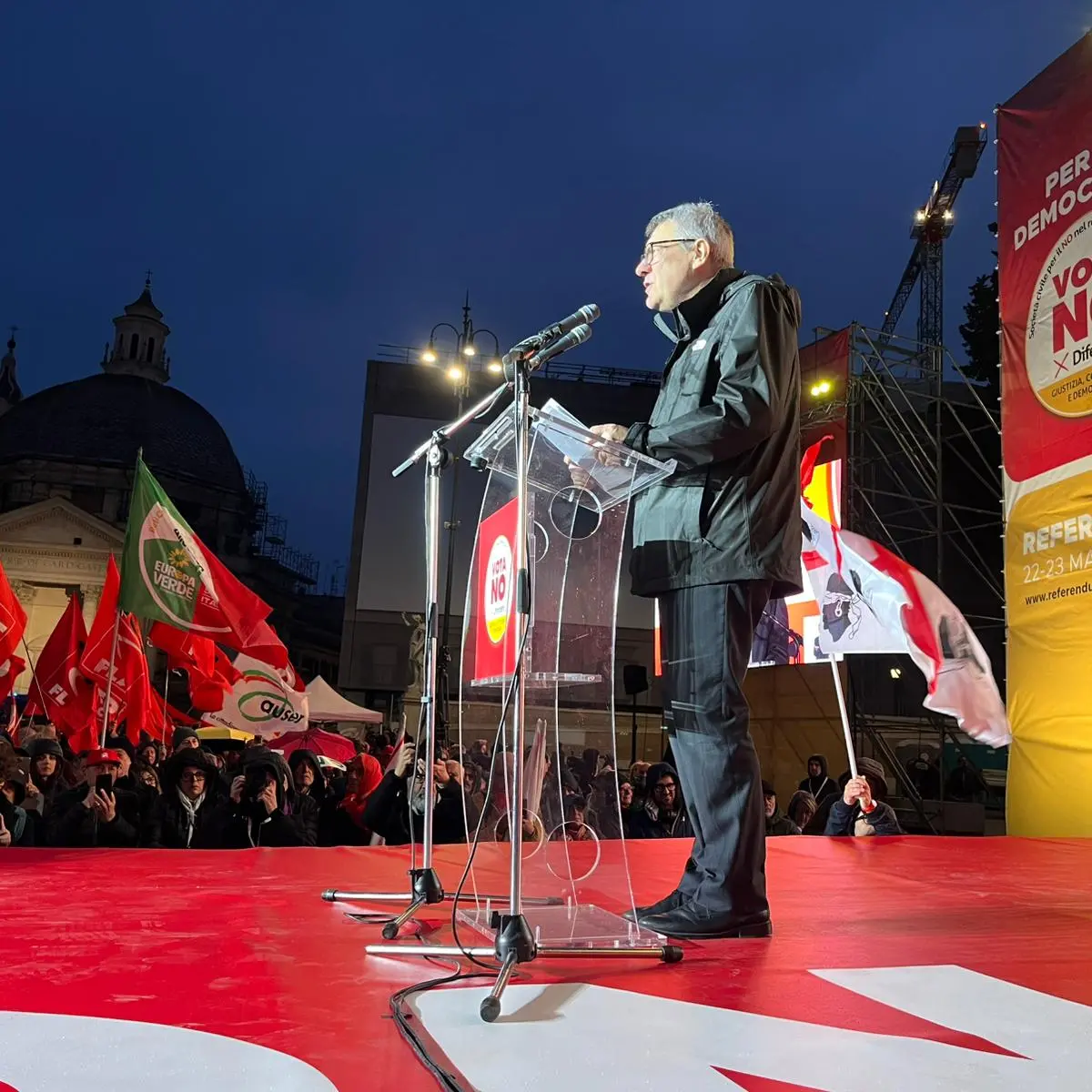 Landini: adottiamo qualcuno che vota sì per convincerlo a votare No
