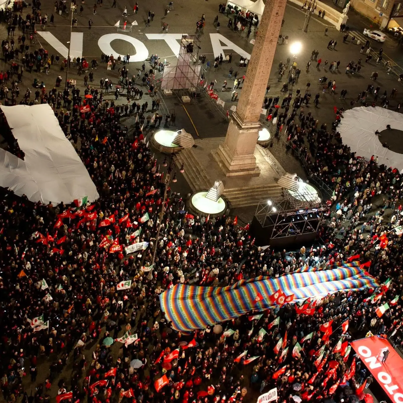 Tutti insieme a Roma per il No. LIVEBLOG