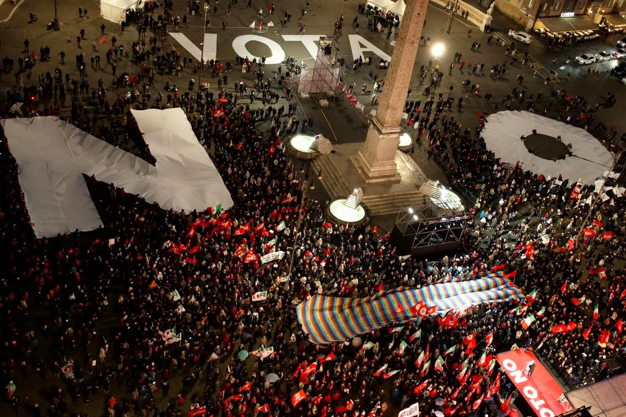 Tutti insieme a Roma per il No. LIVEBLOG