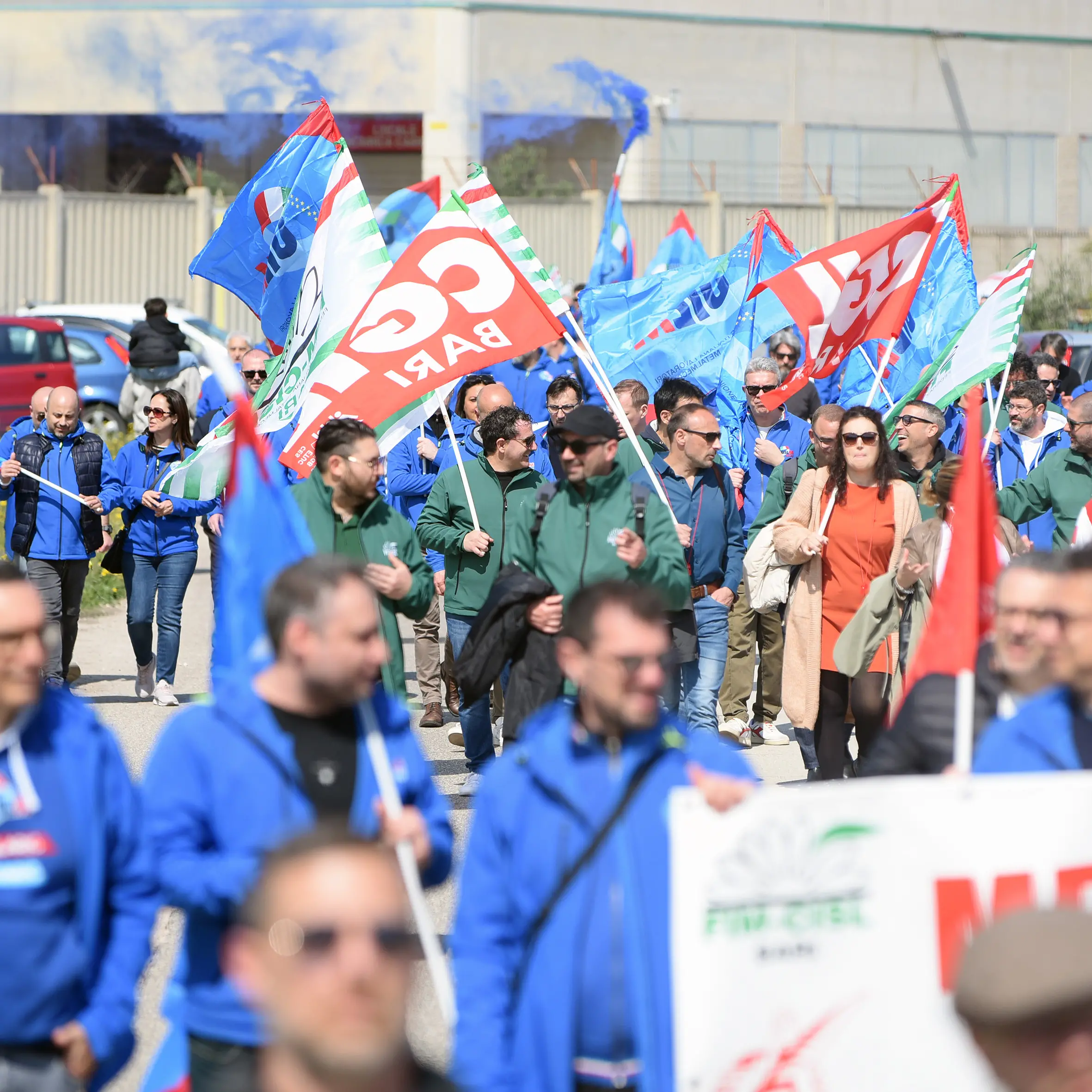 Primo Maggio: a Marghera i comizi di Landini, Fumarola e Bombardieri