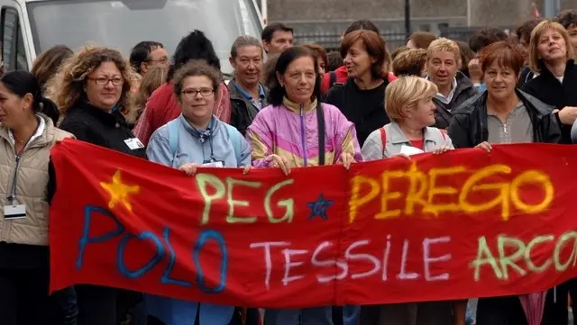 Peg Perego, sciopero e corteo a Venezia