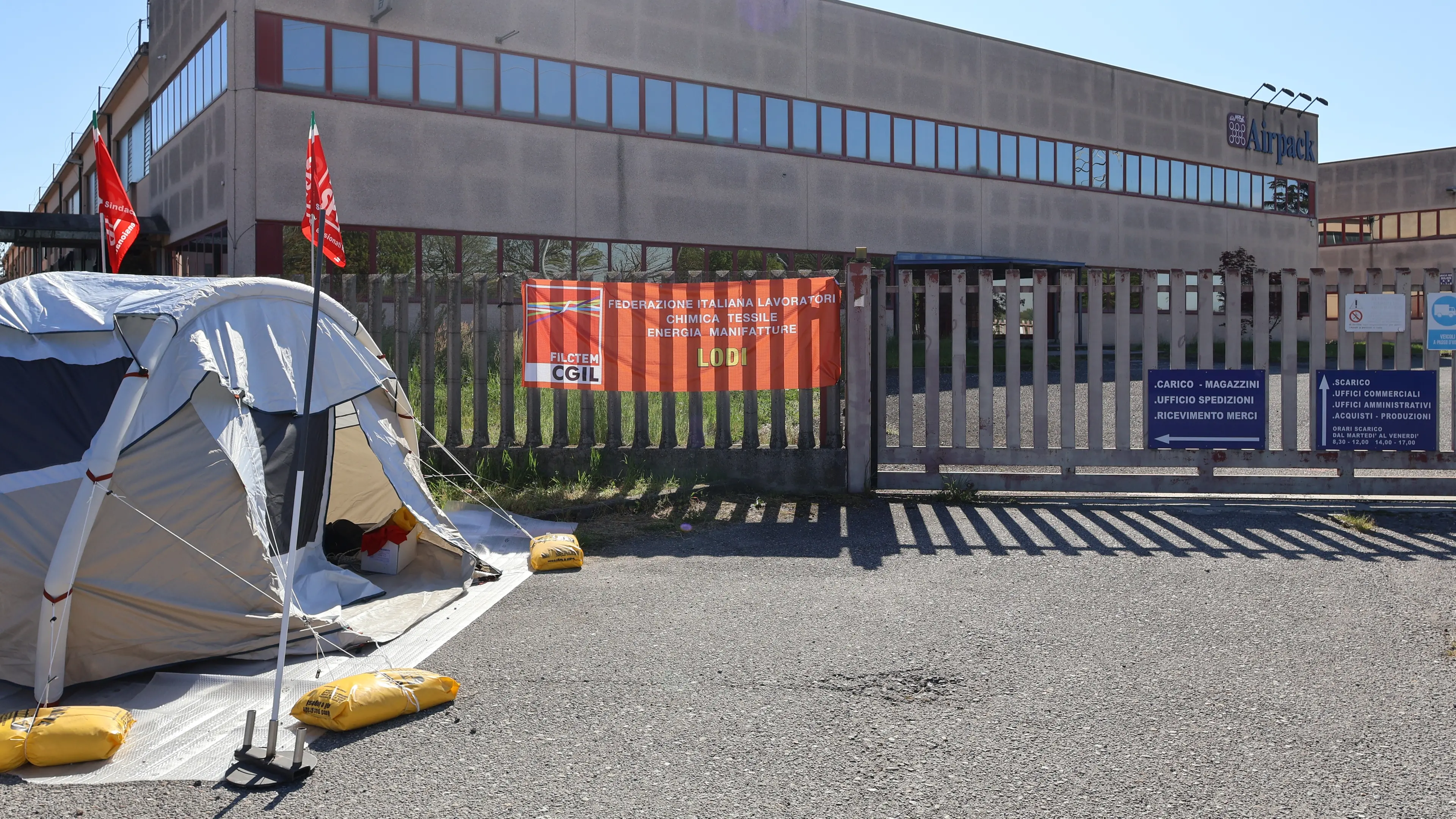 Airpack, la protesta continua