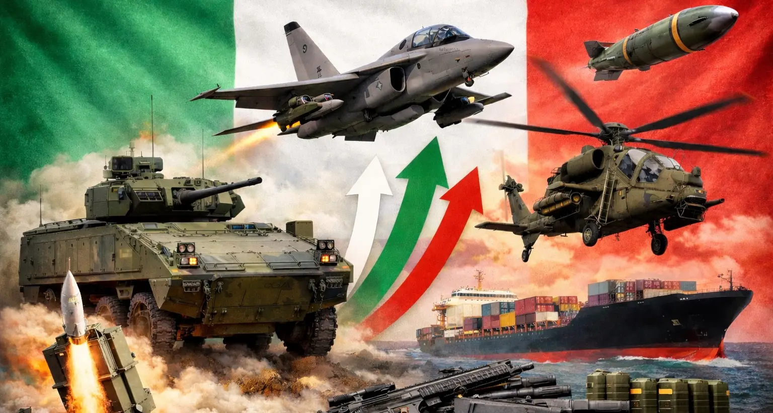 Nuovo record per l’Italia, ma per vendita di materiale bellico