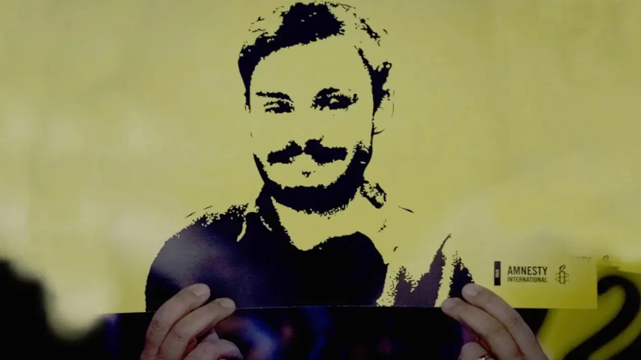 Un fotogramma da Giulio Regeni - Tutto il male del mondo