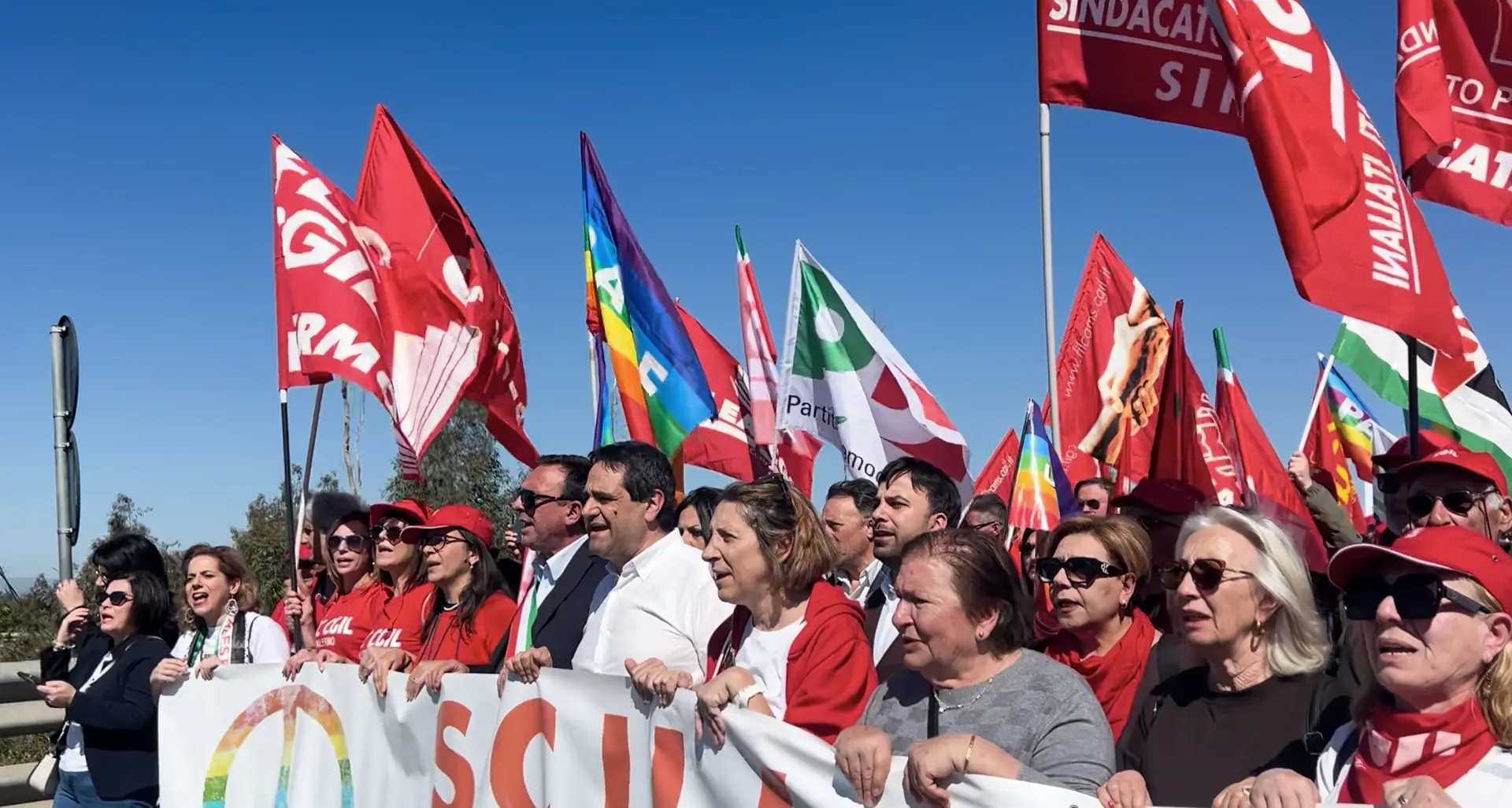 Grande manifestazione a Sigonella per la pace