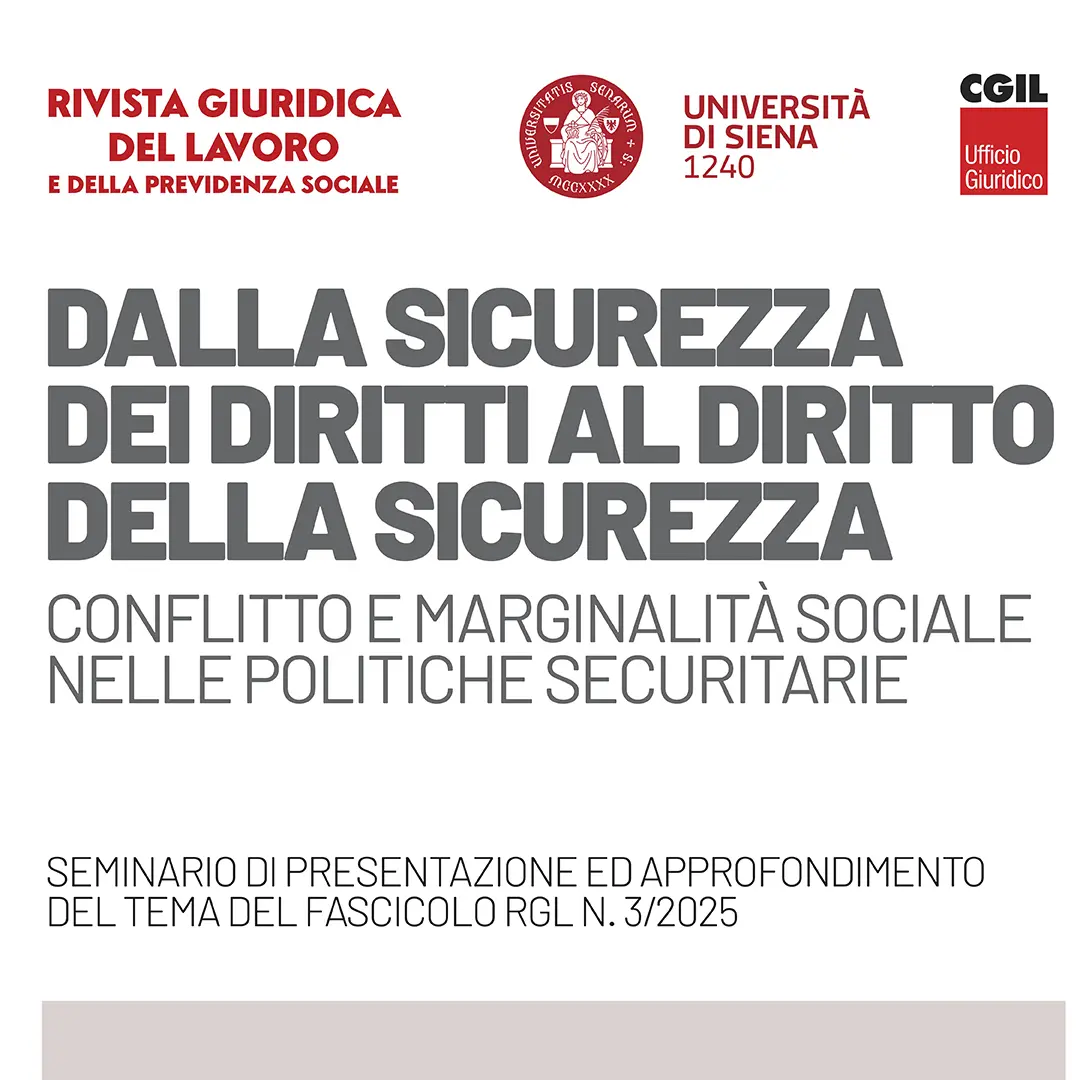 Dalla sicurezza dei diritti al diritto della sicurezza