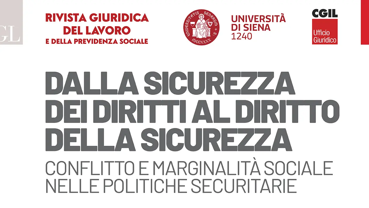Dalla sicurezza dei diritti al diritto della sicurezza