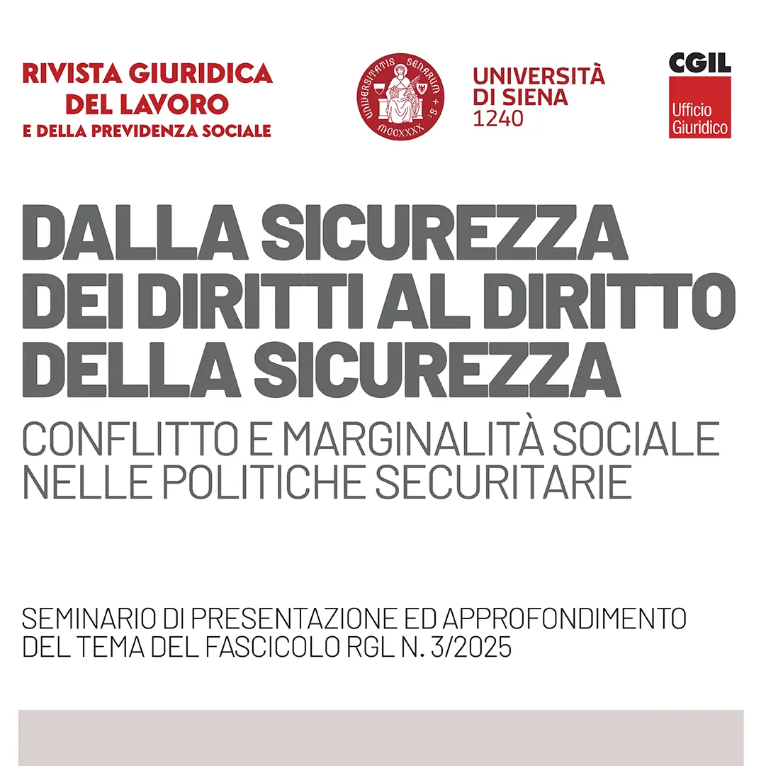 Dalla sicurezza dei diritti al diritto della sicurezza