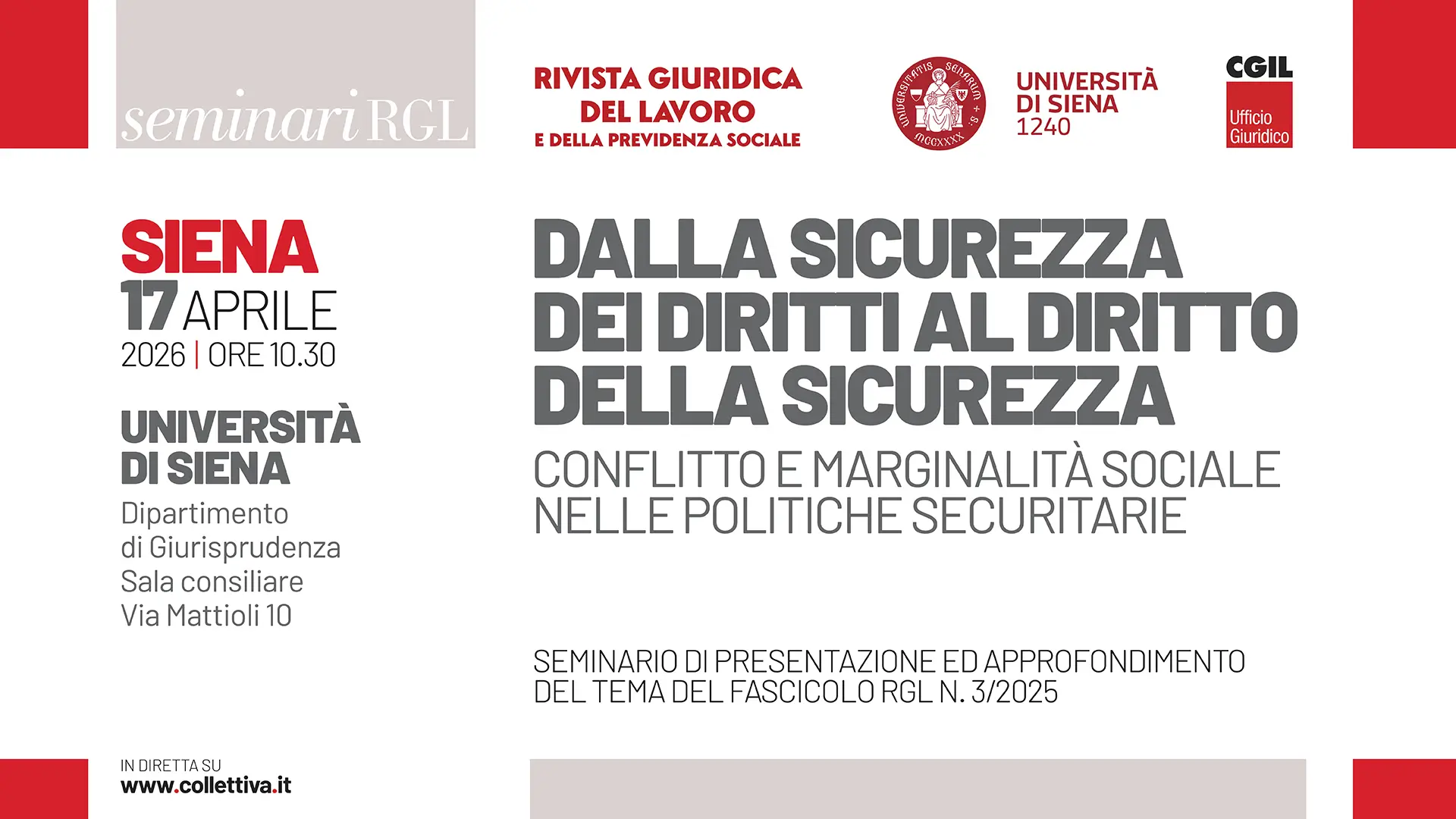 Dalla sicurezza dei diritti al diritto della sicurezza